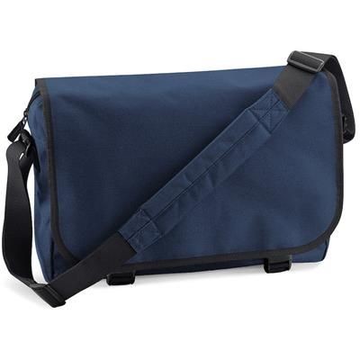 MARBURY 600D POLYESTER MESSENGER BAG in Navy Blue