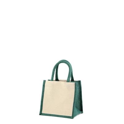 MINI JUKO GREEN 100% ECO LAMINATED JUTTON BAG