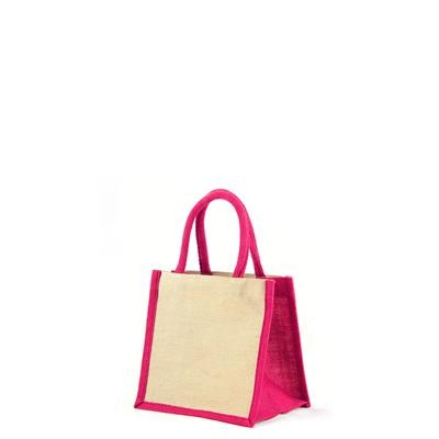 MINI JUKO PINK 100% ECO LAMINATED JUTTON BAG