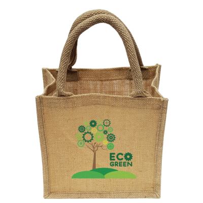 MINI NATURAL JUTE SUSTAINABLE ECO SHOPPER