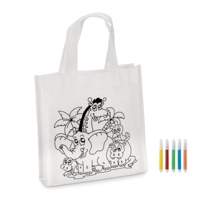 MINI SHOPPER TOTE BAG in White