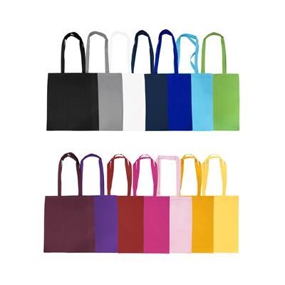 MONDO 100% COTTON ECO SHOPPER 5OZ TOTE BAG with Long Handles