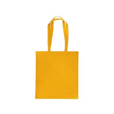 MONDO ORANGE 100% COTTON ECO SHOPPER 5OZ TOTE BAG with Long Handles