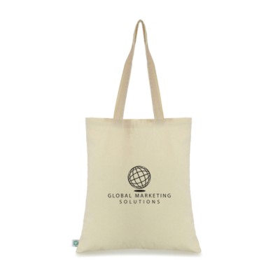 NATURAL 5OZ ORGANIC COTTON SHOPPER