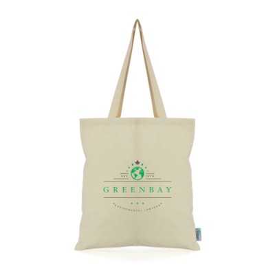 NATURAL 5OZ RECYCLED COTTON SHOPPER