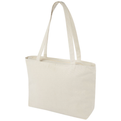 NINGBO 320 G & M² ZIPPERED COTTON TOTE BAG 15L in Natural