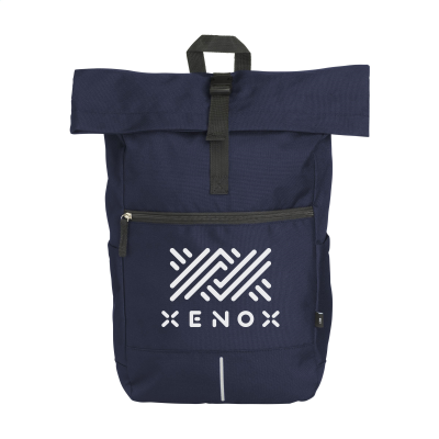 NOLAN RECYCLE RPET BACKPACK RUCKSACK in Dark Blue