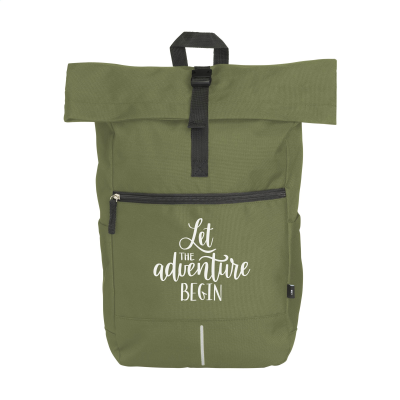 NOLAN RECYCLE RPET BACKPACK RUCKSACK in Olivegreen