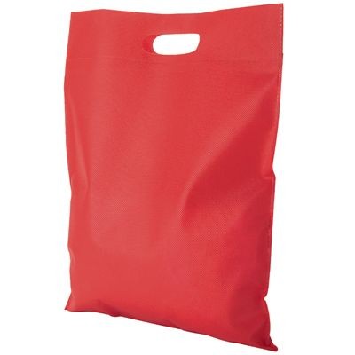 NON WOVEN SHOPPER TOTE BAG in Red