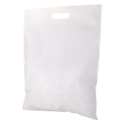 NON WOVEN SHOPPER TOTE BAG in White