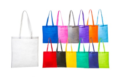 NON WOVEN SHOPPER TOTE BAG with Long Handles