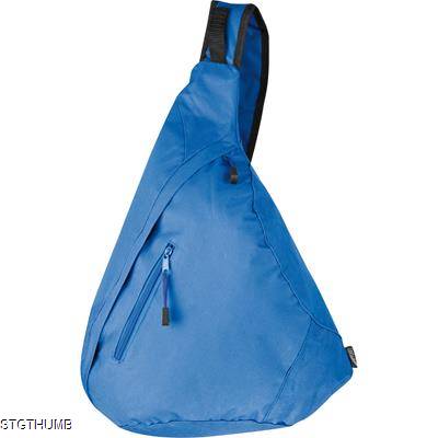 NYLON SLING SHOULDER BAG in Blue