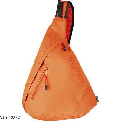 NYLON SLING SHOULDER BAG in Orange