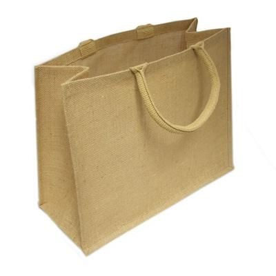 OAK LARGE LAMINATED JUTE SHOPPER