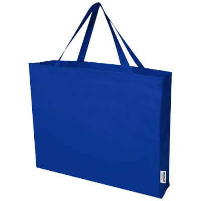 ODESSA 220 G & M² GRS RECYCLED COTTON LARGE TOTE BAG in Royal Blue