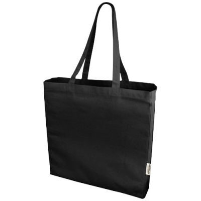 ODESSA 220 G & M² RECYCLED TOTE BAG in Solid Black