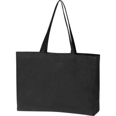 ORGANIC COTTON BAG (GOTS) in Black