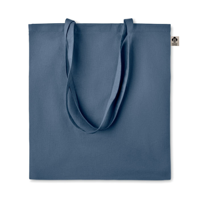 ORGANIC COTTON SHOPPER TOTE BAG in Blue