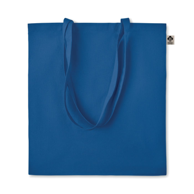 ORGANIC COTTON SHOPPER TOTE BAG in Blue