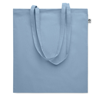 ORGANIC COTTON SHOPPER TOTE BAG in Blue