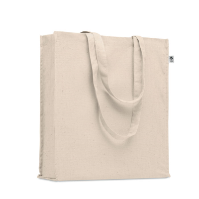 ORGANIC COTTON SHOPPER TOTE BAG in Brown