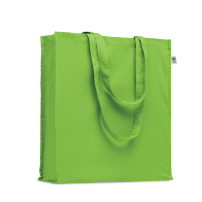 ORGANIC COTTON SHOPPER TOTE BAG in Green