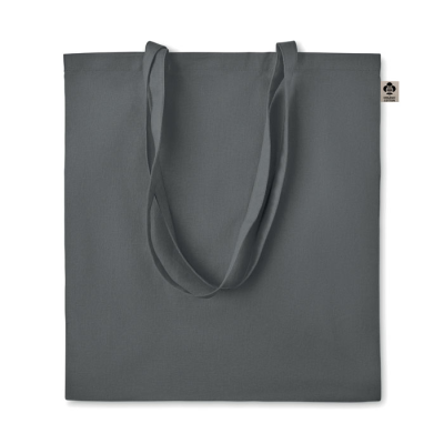 ORGANIC COTTON SHOPPER TOTE BAG in Grey