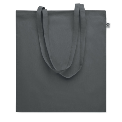 ORGANIC COTTON SHOPPER TOTE BAG in Grey