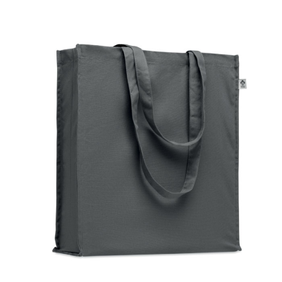 ORGANIC COTTON SHOPPER TOTE BAG in Grey