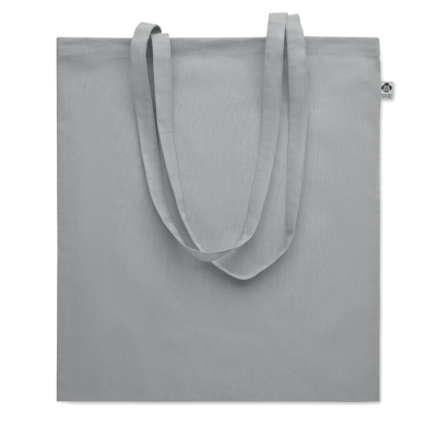 ORGANIC COTTON SHOPPER TOTE BAG in Grey