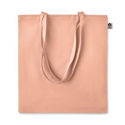 ORGANIC COTTON SHOPPER TOTE BAG in Orange