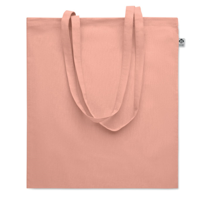 ORGANIC COTTON SHOPPER TOTE BAG in Orange