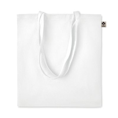 ORGANIC COTTON SHOPPER TOTE BAG in White