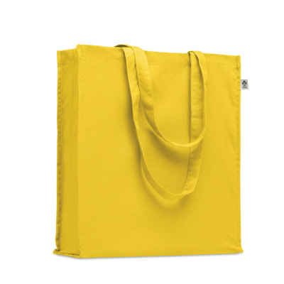 ORGANIC COTTON SHOPPER TOTE BAG in Yellow