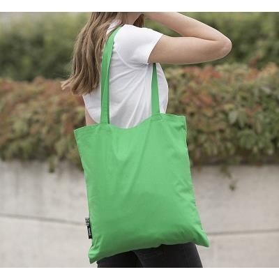 ORGANIC FAIRTRADE SHOPPER TOTE BAG with Long Handles