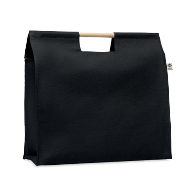 ORGANIC SHOPPING CANVAS BAG in Black