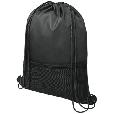 ORIOLE MESH DRAWSTRING BAG 5L in Solid Black