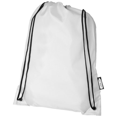 ORIOLE RPET DRAWSTRING BAG 5L in White