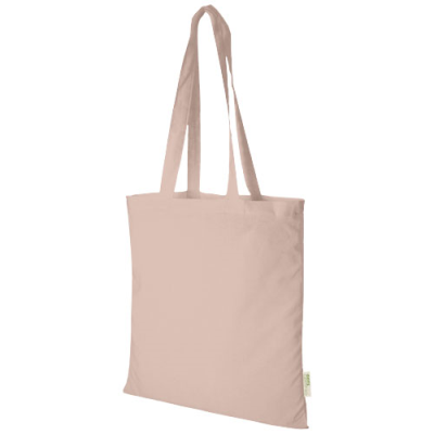 ORISSA 100 G & M² GOTS ORGANIC COTTON TOTE BAG 7L in Pale Blush Pink