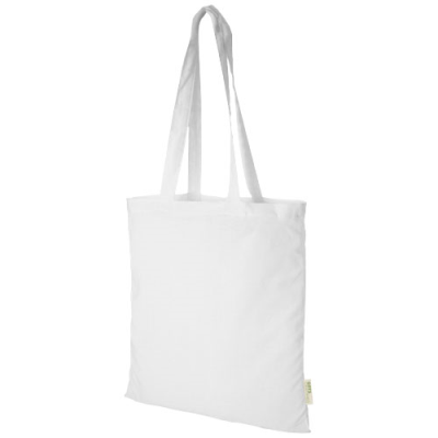 ORISSA 100 G & M² GOTS ORGANIC COTTON TOTE BAG 7L in White