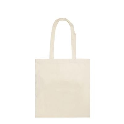 PAKA NATURAL 100% COTTON ECO SHOPPER 5OZ TOTE BAG with Long Handles