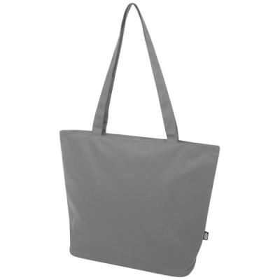 PANAMA GRS RECYCLED ZIPPERED TOTE BAG 20L in Grey