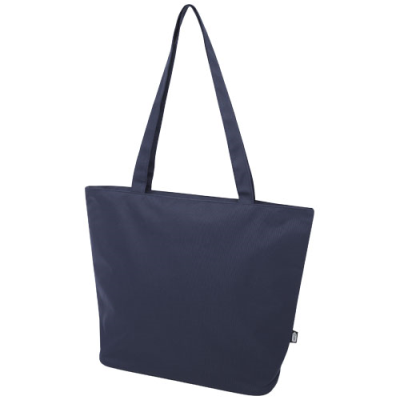 PANAMA GRS RECYCLED ZIPPERED TOTE BAG 20L in Navy