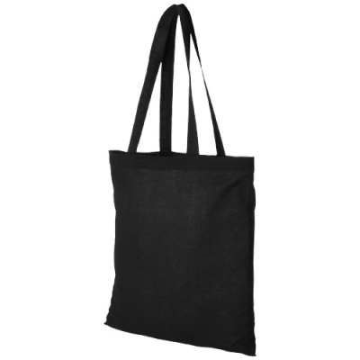 PERU 180 G & M² COTTON TOTE BAG 7L in Solid Black