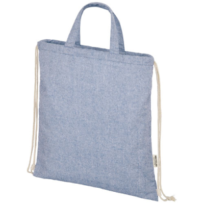 PHEEBS 150 G & M² AWARE™ DRAWSTRING BAG in Heather Blue