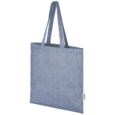 PHEEBS 150 G & M² AWARE™ RECYCLED TOTE BAG in Heather Blue