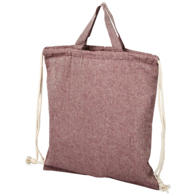 PHEEBS 150 G & M² RECYCLED DRAWSTRING BAG 6L in Heather Maroon