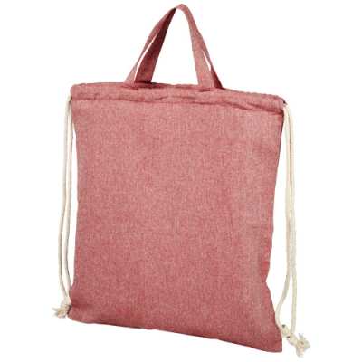 PHEEBS 150 G & M² RECYCLED DRAWSTRING BAG 6L in Heather Red