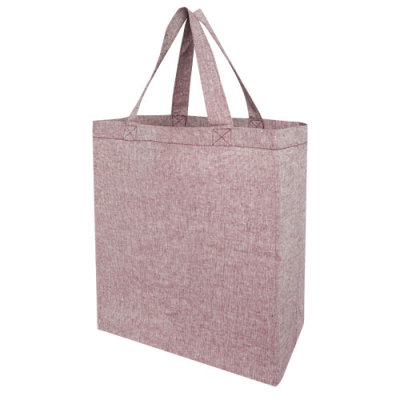 PHEEBS 150 G & M² RECYCLED GUSSET TOTE BAG 13L in Heather Maroon