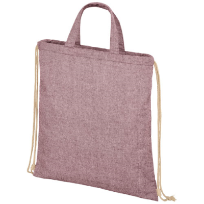 PHEEBS 210 G & M² RECYCLED DRAWSTRING BAG 6L in Heather Maroon